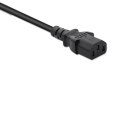 Kabel zasilający do UPS | IEC C13/C14 | 3x1.0mm2 | 1.5m