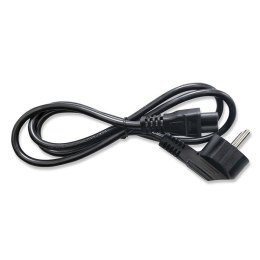 Kabel zasilający kątowy SCHUKO | IEC C5 | koniczynka | 3x1.0mm2 |1.5m