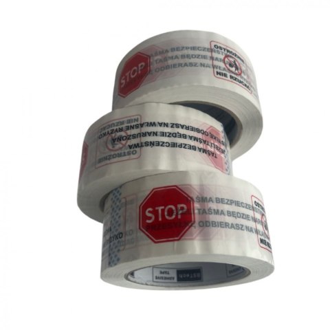 Taśma Taśma bezpieczeństwa STOP 100m x 6 szt Taśma Taśma bezpieczeństwa STOP 100m x 6 szt