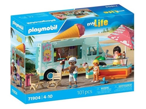 Zestaw z figurkami My Life 71904 Furgonetka z lodami i sklepikiem surfingowym