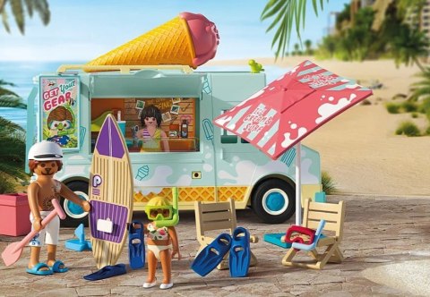 Zestaw z figurkami My Life 71904 Furgonetka z lodami i sklepikiem surfingowym
