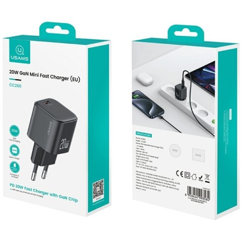 Ładowarka sieciowa 20W 1xUSB-C + kabel USB-C Biała Ładowarka sieciowa 20W 1xUSB-C + kabel USB-C Biała