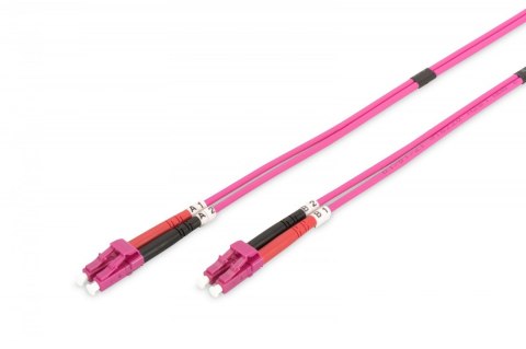 Patch cord światłowodowy FO LC-LC MM 50/125 OM4 duplex LSOH 2m Patch cord światłowodowy FO LC-LC MM 50/125 OM4 duplex LSOH 2m