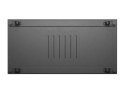 Szafa instalacyjna rack stojąca 19" 22U 600x1200 czarna drzwi przeszklone (flat pack)