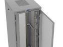 Szafa instalacyjna rack stojąca 19" 47U 800x1200 szara drzwi perforowane LCD ( flat pack) V2