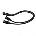Kabel rozdzielający USB-C Audio/Data Power Delivery 100W