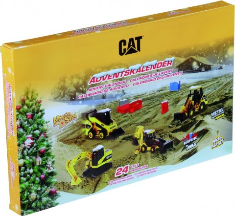 Kalendarz adwentowy CAT pojazdy budowlane