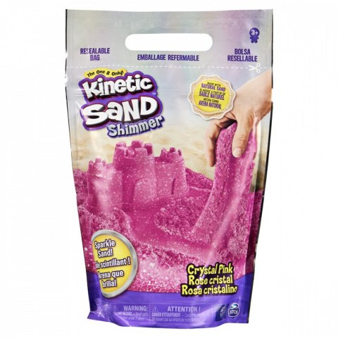 Piasek kinetyczny Kinetic Sand Błyszczący różowy (0.9 kg)