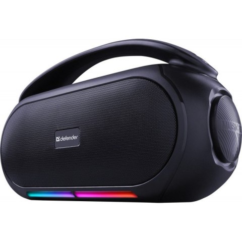 Głośnik bluetooth BEATBOX 12 16W czarny podświetlenie LED Głośnik bluetooth BEATBOX 12 16W czarny podświetlenie LED