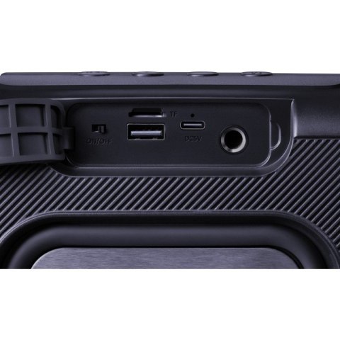 Głośnik bluetooth BEATBOX 12 16W czarny podświetlenie LED Głośnik bluetooth BEATBOX 12 16W czarny podświetlenie LED
