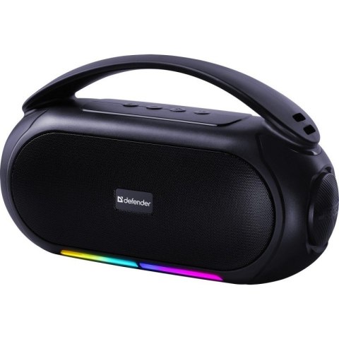 Głośnik bluetooth BEATBOX 12 16W czarny podświetlenie LED Głośnik bluetooth BEATBOX 12 16W czarny podświetlenie LED