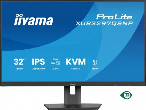 Monitor 32 cale XUB3297QSNP-B1 IPS,QHD,USB-C DOCK (95W), USB HUB 4x, KVM, RJ45, GW 5 LAT Monitor 32 cale XUB3297QSNP-B1 IPS,QHD,USB-C DOCK (95W), USB HUB 4x, KVM, RJ45, GW 5 LAT