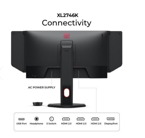 Monitor gamingowy BENQ XL2746K LED 1ms/240Hz/FullHD Monitor gamingowy BENQ XL2746K LED 1ms/240Hz/FullHD