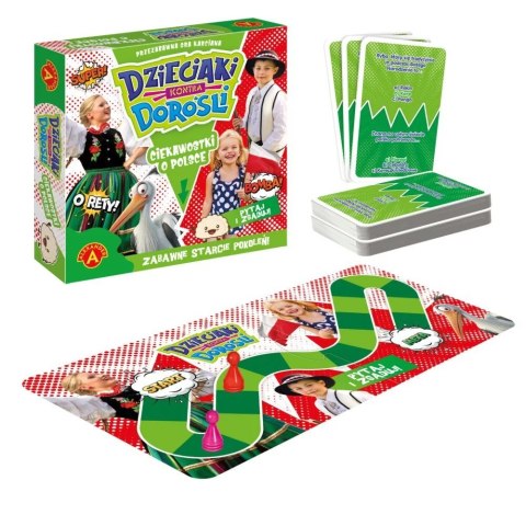 Gra Ciekawostki o Polsce. Dzieciaki kontra Dorośli.