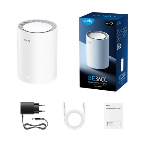 Router M3600 System WiFi Mesh BE3600 Gigabit Dual Band Wi-Fi 7 Mesh Solution 1-Pak Router M3600 System WiFi Mesh BE3600 Gigabit Dual Band Wi-Fi 7 Mesh Solution 1-Pak