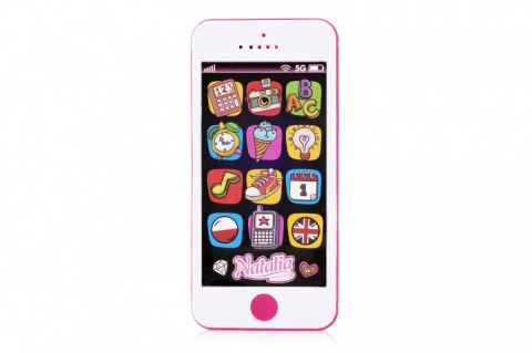 Lalka Natalia chodząca ze smartfonem 41cm