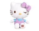 Maskotka Hello Kitty z naszywką 20cm, fioletowa