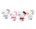Maskotka Hello Kitty z naszywką 20cm, zielona