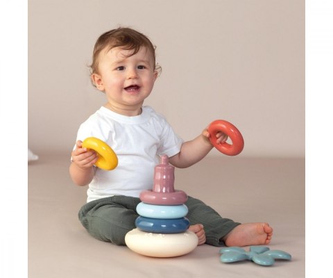 Piramida z krążków 5 kolorów