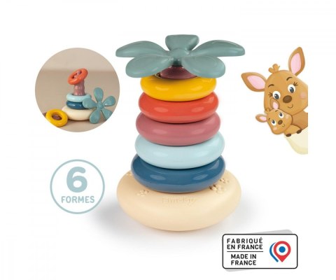 Piramida z krążków 5 kolorów