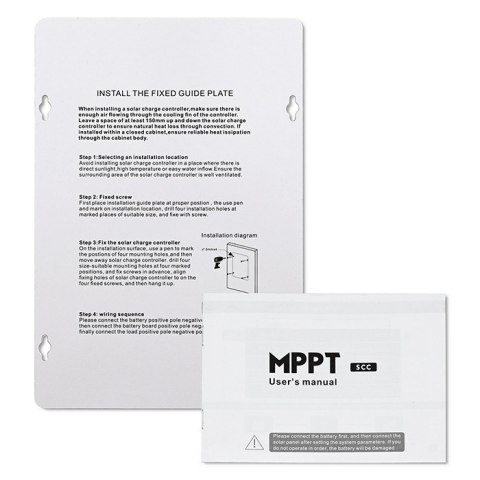 Solarny regulator ładowania MPPT z czujnikiem temperatury 40A | 12V/24V | LCD | 2xUSB | Bluetooth | APP | GEL | LiFePO4 Solarny regulator ładowania MPPT z czujnikiem temperatury 40A | 12V/24V | LCD | 2xUSB | Bluetooth | APP | GEL | LiFePO4