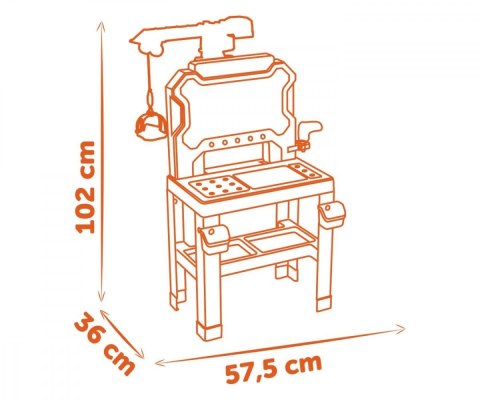 Warsztat z dźwigiem Black+Decker Bricolo Builder Warsztat z dźwigiem Black+Decker Bricolo Builder