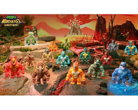 Figurka Gumostwory Dinozaury MIX 14 wzorów