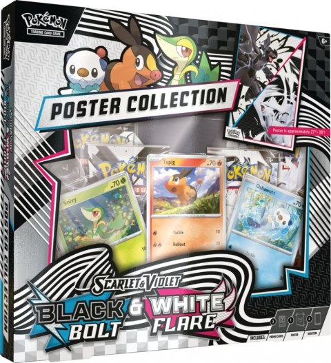 Karty Scarlet & Violet White Flare & Black Bolt Unova Poster Karty Scarlet & Violet White Flare & Black Bolt Unova Poster