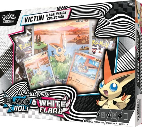Karty Scarlet & Violet White Flare Unova Victini Illustration