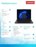 Laptop ThinkPad L14 AMD G6 21S8002TPB W11Pro 5 PRO 215/16GB/512GB/INT/14.0 WUXGA/Black/1YR Premier Support + 3YRS OS + CO2 Offse