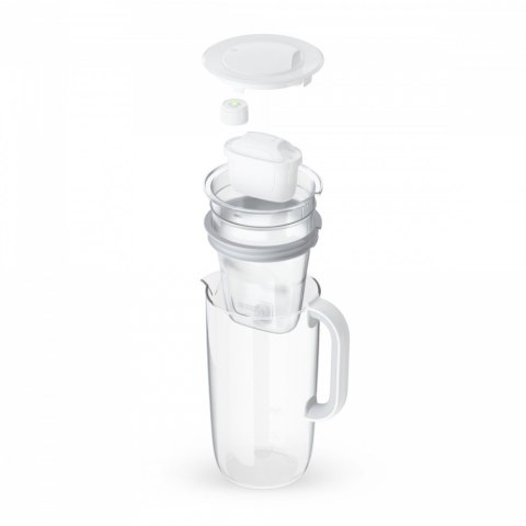 Dzbanek filtrujący 2,5l szklany Szary Dzbanek filtrujący 2,5l szklany Szary