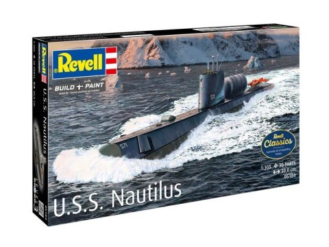 Model plastikowy Statek U.S.S. Nautilus 1/305 Model plastikowy Statek U.S.S. Nautilus 1/305