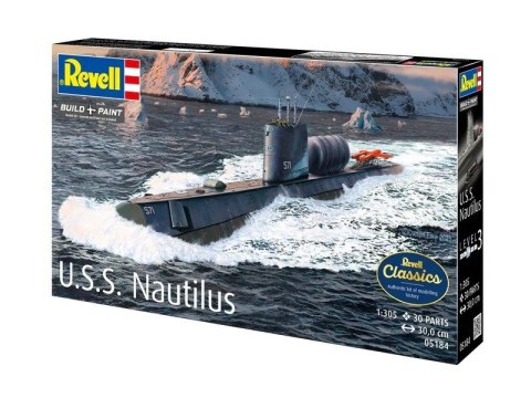 Model plastikowy Statek U.S.S. Nautilus 1/305 Model plastikowy Statek U.S.S. Nautilus 1/305