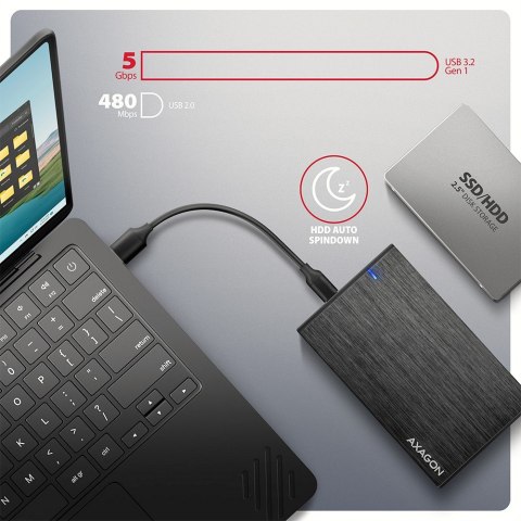 EE25-XA6C Obudowa zewnętrzna aluminiowa, USB-C 3.2 Gen 1 SATA 6G 2.5" 5Gbps