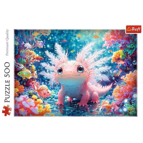 Puzzle 500 elementów Aksolotl
