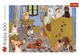 Puzzle 500 elementów Pokój van Gogha Psia rewolucja