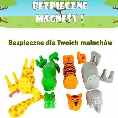 Zestaw Malik Malblo Magnetic Zwierzęta z dżungli