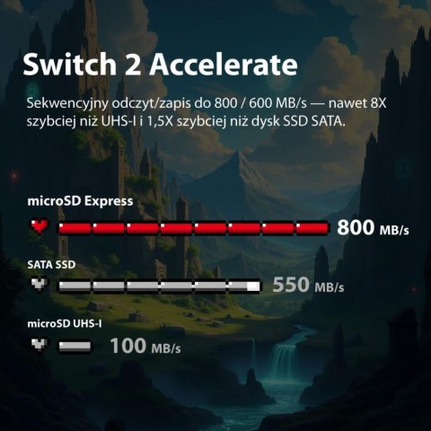 Karta microSDXC 1TB Express 800/600MB/s Nintendo Switch 2