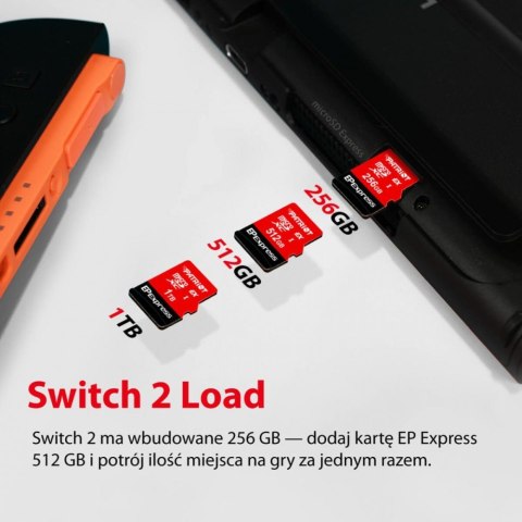 Karta microSDXC 256GB Express 800/600MB/s Nintendo Switch 2 Karta microSDXC 256GB Express 800/600MB/s Nintendo Switch 2