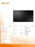 Monitor wielkoformatowy SMQ-5501 350cd/m2 12000:1 24/7 4K