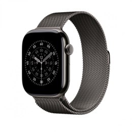 Bransoleta mediolańska w kolorze łupku do koperty 46 mm - rozmiar M/L