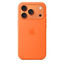 Etui silikonowe z MagSafe do iPhonea 17 Pro - pomarańczowe