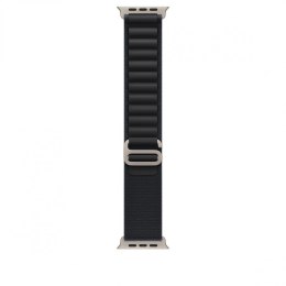 Opaska Alpine w kolorze czarnym do koperty 49 mm - rozmiar L - elementy z tytanu w kolorze naturalnym