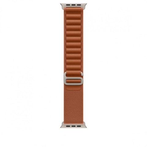 Opaska Alpine w kolorze terakoty do koperty 49 mm - rozmiar S - elementy z tytanu w kolorze naturalnym