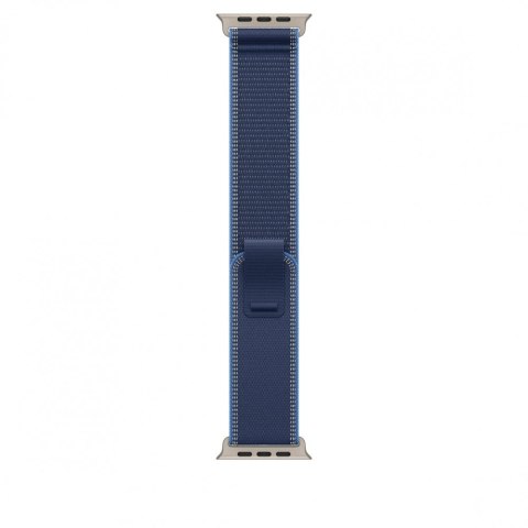 Opaska Trail w kolorze niebieskim/jaskrawoniebieskim do koperty 49 mm - rozmiar M/L - elementy z tytanu w kolorze naturalnym