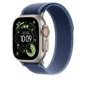 Opaska Trail w kolorze niebieskim/jaskrawoniebieskim do koperty 49 mm - rozmiar M/L - elementy z tytanu w kolorze naturalnym
