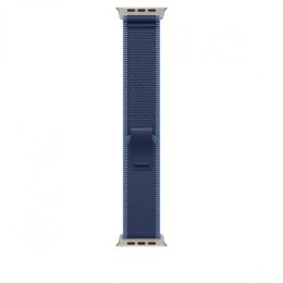 Opaska Trail w kolorze niebieskim/jaskrawoniebieskim do koperty 49 mm - rozmiar S/M - elementy z tytanu w kolorze naturalnym