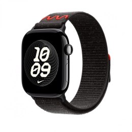 Opaska sportowa Nike w kolorze nocnej czerni do koperty 46 mm