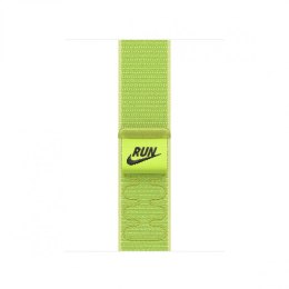 Opaska sportowa Nike w kolorze promiennym zielonożółtym do koperty 40 mm