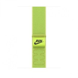 Opaska sportowa Nike w kolorze promiennym zielonożółtym do koperty 46 mm
